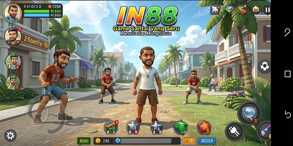 Screenshot IN88 menunjukkan gameplay yang seru dan menghibur.